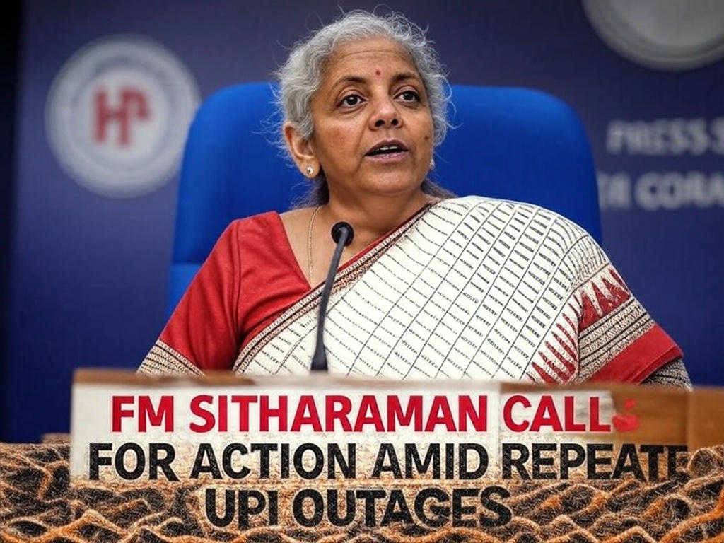 Amid Rising UPI Outages: FM Sitharaman’s Call to Strengthen India’s Digital Payment Backbone