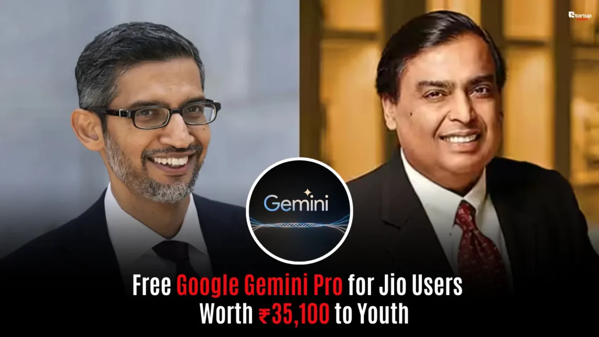 Free Google Gemini Pro Jio's ₹35,100 Gift to Young Users