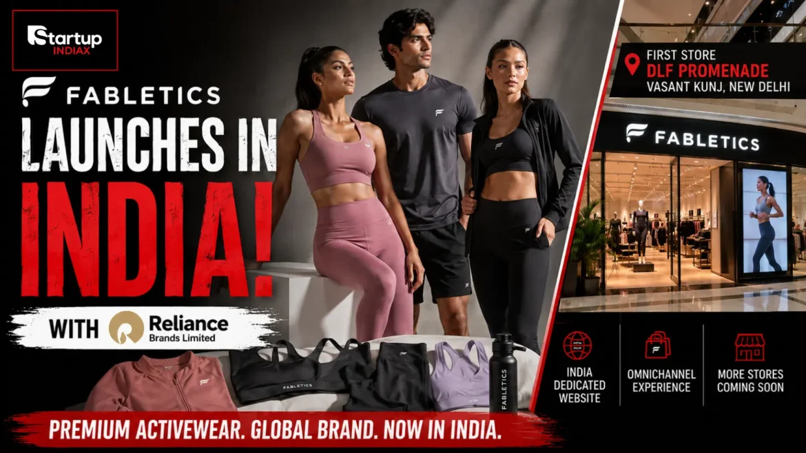 Fabletics activewear collection representing its India launch with Reliance Brands Limited