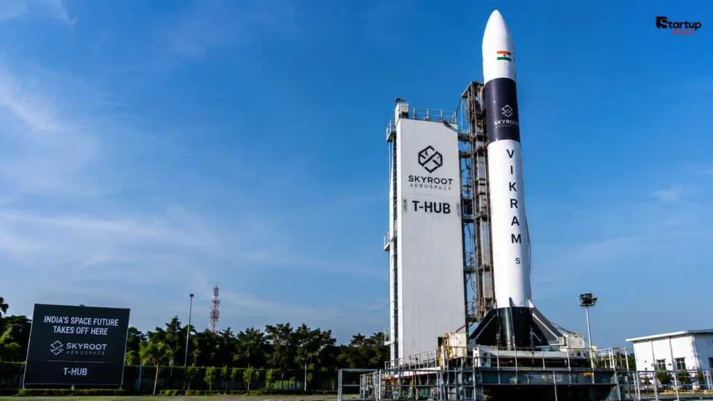 Skyroot Aerospace rocket, incubated at T-Hub Hyderabad