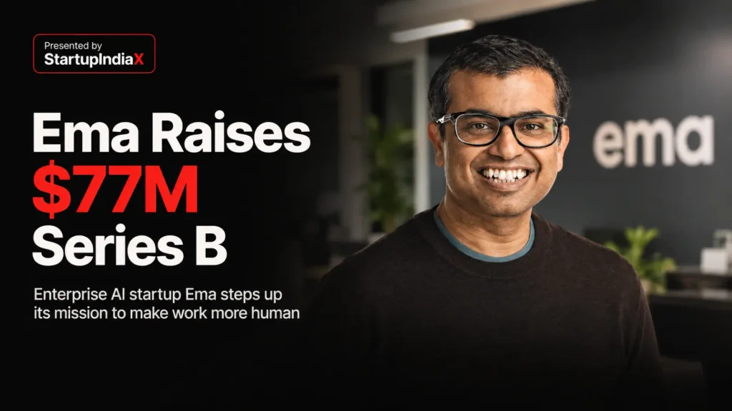 Surojit Chatterjee, co-founder and CEO of enterprise AI startup Ema, which raised a 77 million Series B in September 2026